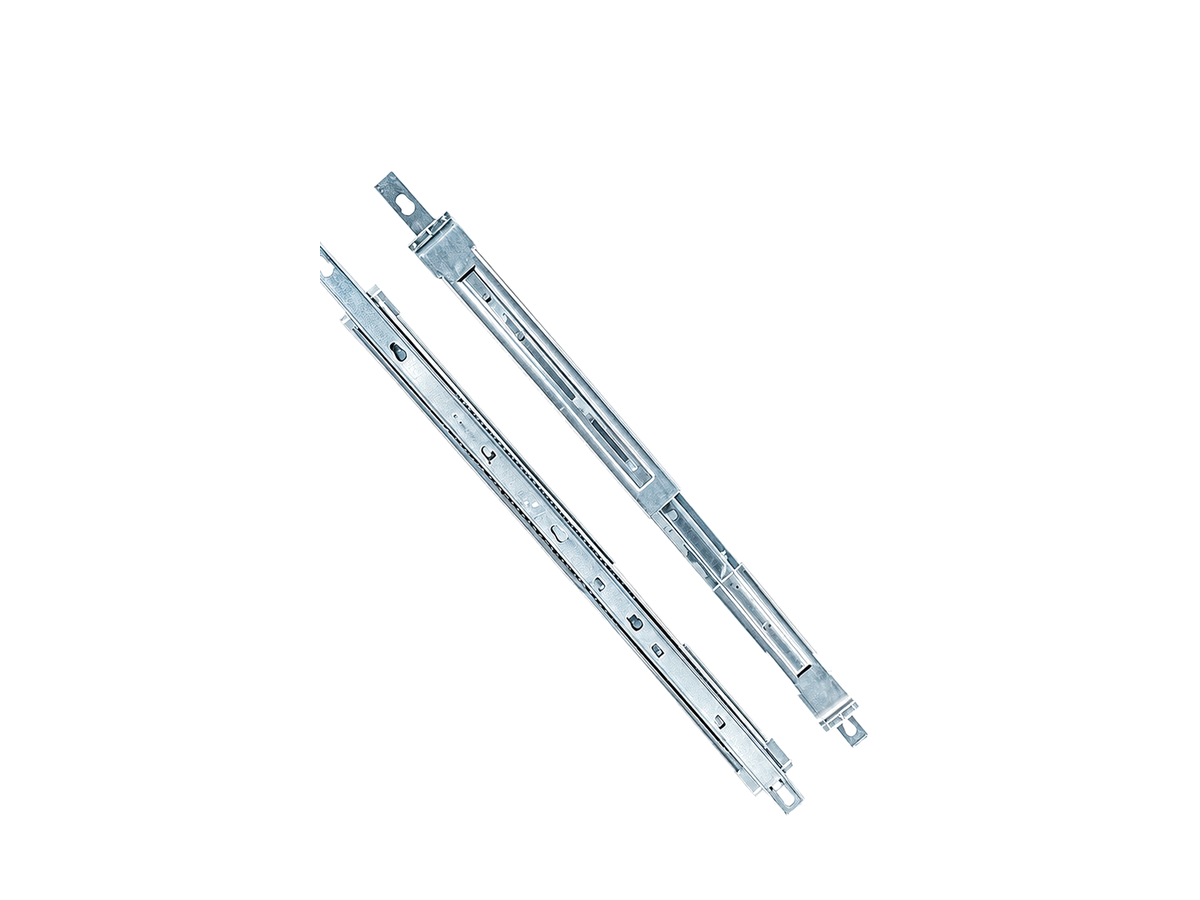 MS-BBR-1U2U-80 Screw-Mounted Ball-Bearing Server Rails